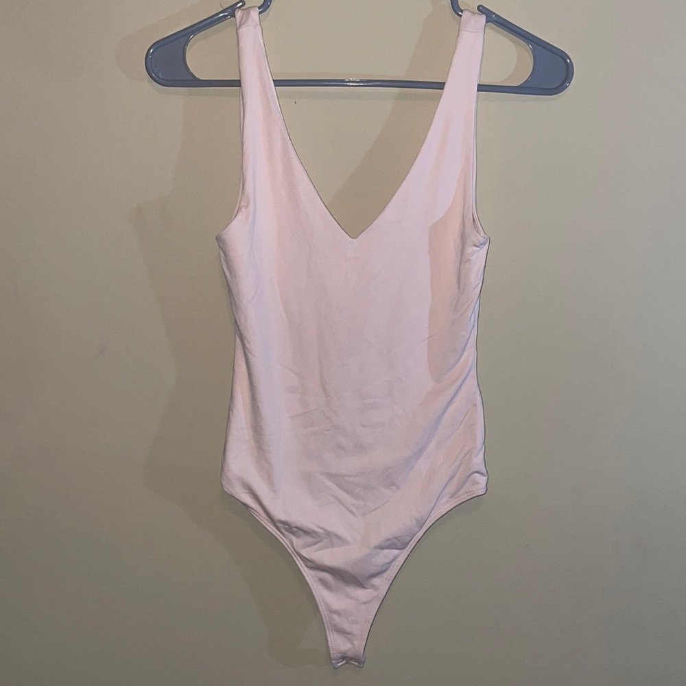 Pink Forever 21 Bodysuit